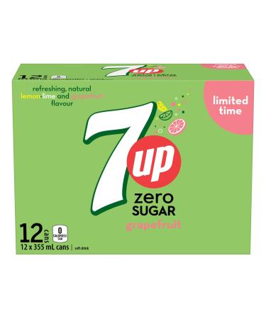 7UP Zero Sugar Grapefruit 12 x 355 mL