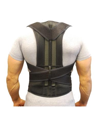 Back Corrector Adult Adjustable Straight Back Posture Corrector Shoulder Lumbar Brace Spine Support Belt Corset Correction Body with Plate Health and Relaxation (Size : XXXL 90-105cm) Handmade Full - Buy Online on GoSupps.com