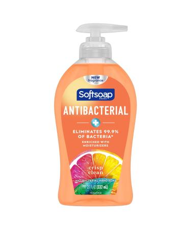 Softsoap Antibacterial Liquid Hand Soap Pump  Crisp Clean - 11.25 fluid ounce 11.25 Fl Oz (Pack of 1) Crisp Clean - Buy Online on GoSupps.com
