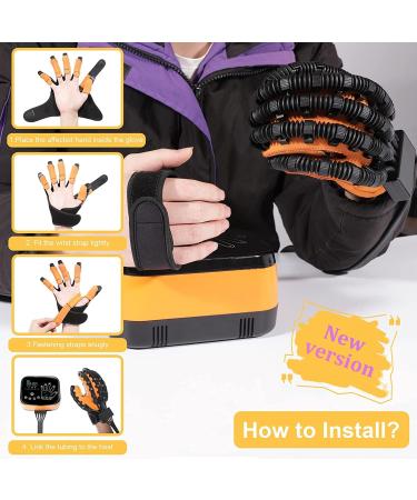 Rehabilitation Robot Gloves for Stroke Recovery | Hemiplegia Finger Rehab Trainer | USB Charging | Home Use (Left Hand L - Buy Online on GoSupps.com