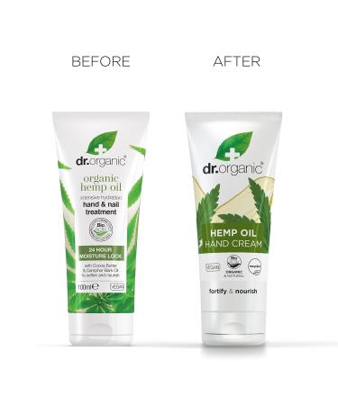 DR Organic Hemp Oil Hand and Nail Cream - Moisturizing Vegan Paraben & SLS Free | 100ml for Men & Women - Buy Online on GoSupps.com