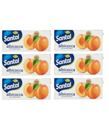 Parmalat Santal Albicocca Set of 6 apricot juice Fruit juice Refreshing drink Brik 3 x 200 ml