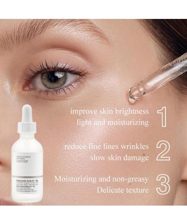 60ml Hyaluronic Acid 2%+B5 Face Serum Hyalu B5 Serum Hyaluronic Acid Serum Brightening Serum to Plump Dark Spot Remover Anti Aging Serum Discoloration Correcting Serum Face Moisturiser - Buy Online on GoSupps.com