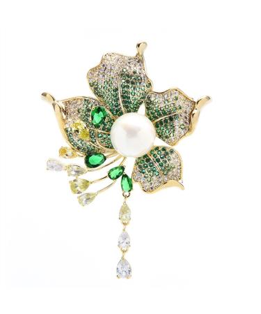 Pin Jewelry Gifts for Women Ladies Fashion Accessories Ladies Elegant Fringed Flower Brooch Designer Pin Flower Shape Party Banquet Brooch Brooches & Pins