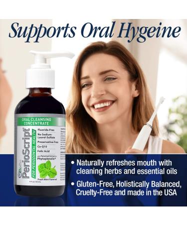 PerioScript Oral Cleansing Concentrate 4 oz - Premium Oral Care for Healthier Gums | International Shipping Available - Buy Online on GoSupps.com