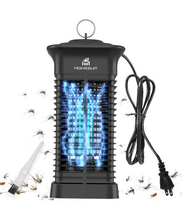 Homesuit Bug Zapper 15W for Outdoor and Indoor, High Powered 4000V Electric Mosquito Zappers Killer, Waterproof Insect Fly Trap Outdoor, Electronic Light Bulb Lamp for Home Backyard Patio