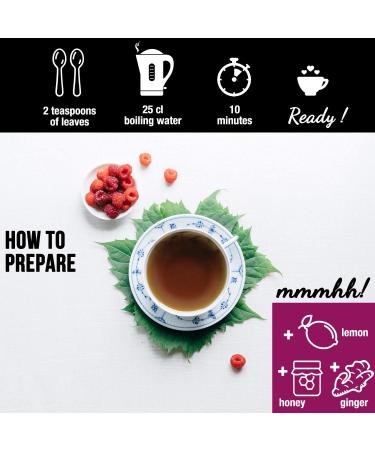 ORIGEENS Organic Raspberry Leaf Tea 200g for Pregnancy, Menstruation & Fertility - Buy Online on GoSupps.com