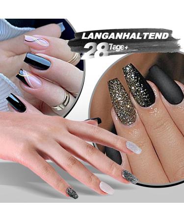 Classic White Black Gold Silver Dip Powder Nail Kit - DIY Home Dipping Set with Base Activator Top Coat & Brush Saver | International Shipping - Buy Online on GoSupps.com