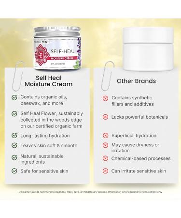 Four Elements 4E Self Heal Moisture Cream Certified Organic Skincare to help Promote Healing and Rejuvenation of the Skin 2 OZ - Buy Online on GoSupps.com