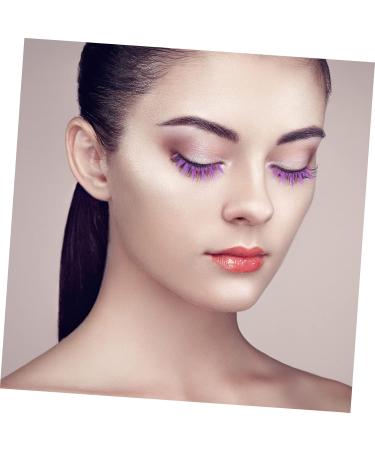 BESTOYARD 5 Pairs Colored Fake Eyelashes - Pink Party & Cosplay Lashes for Halloween | Fluffy Fiber False Lashes - Buy Online on GoSupps.com