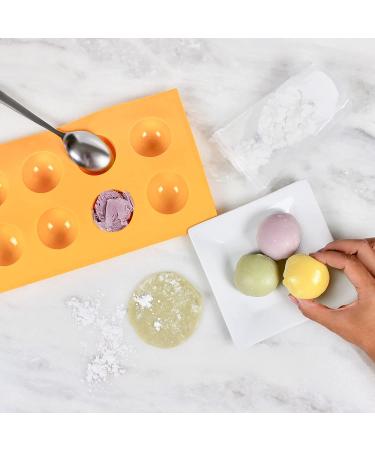 Global Grub DIY Mochi Ice Cream Kit - Matcha & Cocoa Flavors, Makes 32 Pieces - Buy Online on GoSupps.com