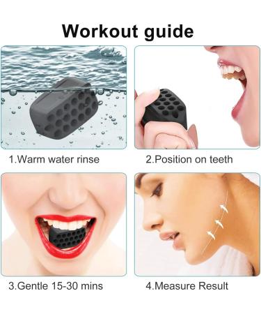 6Pcs Jawline Trainers for Men & Women - Double Chin Reducer & Facial Exerciser - Buy Online on GoSupps.com