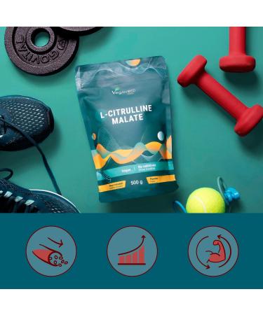 L-Citrulline Malate 2:1 | 500g Poudre | 100% Pure & Sans Additif | Pre Workout Vegan & Endurance | Vegavero  - Buy Online on GoSupps.com