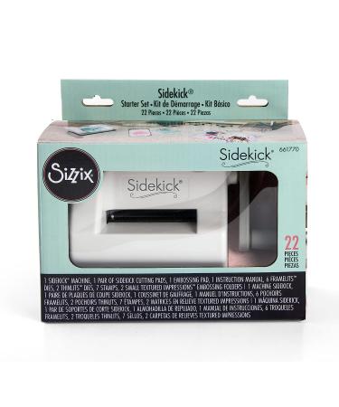 Sizzix Sidekick Starter Kit 661770: Portable Manual Die Cutting & Embossing Machine for Arts, Crafts, Scrapbooking & Cardmaking | 6.35 cm Opening - Buy Online on GoSupps.com