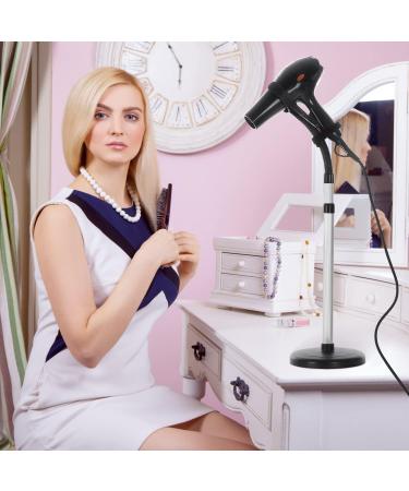 Erytlly 360-Degree Adjustable Hands-Free Metal Hair Dryer Stand & Holder | Perfect for Bathroom Vanity & Makeup Room - International Shipping Available - Buy Online on GoSupps.com