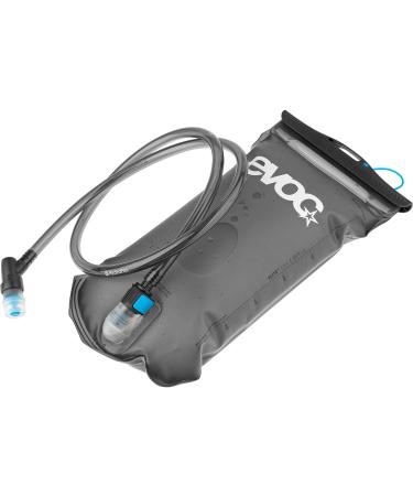 EVOC hydration Bladder 1.5 backpack drinking system (high -quality water bag water pouch drinking bubble for backpack light hydration bladder size: 15 x 32 cm volume: 1.5 l) carbon gray single