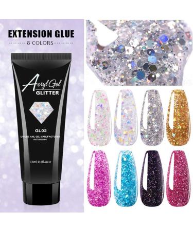 Nail Extension Gel Professional Painless Clear Nail Builder Gel Trendy Nail Salon Nail Art Design Friendly for DIY at Home Beginner - Buy Online on GoSupps.com