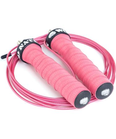 WOD Nation Attack Speed Jump Rope - Adjustable Double Under Jumping Ropes with Two Cable System - Perfect for Crossfit - Pink - Buy Online on GoSupps.com