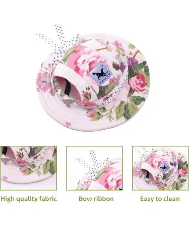 Adjustable Dog Sonnen Hat - Baseball Cap with Ear Holes for Small Dogs & Cats | Summer Sun Protection & Outdoor Sports Gear - Buy Online on GoSupps.com