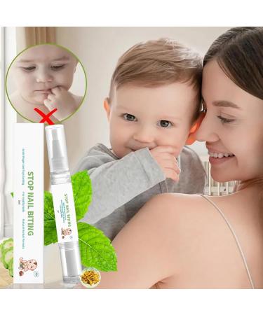 Nail polish to stop biting your nails | Anti-nail-biting treatment - 5 ml 8-hour protection for all ages corrects bad habits for school travel - Buy Online on GoSupps.com