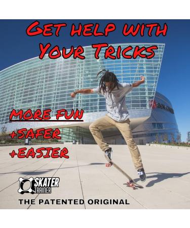 Skater Trainers - Skateboard Accessories for Faster Learning of Ollies, Kickflips, and More in Red - Buy Online on GoSupps.com