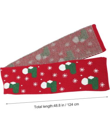 Pretyzoom Christmas Snowflake Scarf - Elegant Winter Scarves for Women | Holiday Gifts & Knitting Design (124x19cm) - Buy Online on GoSupps.com