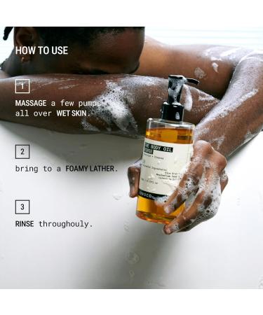 JUNO & Co. Moisturizing Shower Oil Body Wash - Rice Bran Oil & Meadowfoam Seed Oil - 9.13 fl oz for Soft Balanced Skin - Ideal for Women & Men - Buy Online on GoSupps.com