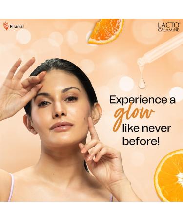 Lacto_Calamine. Vitamin C Face Serum with 98% Pure Vitamin C Complex | 30ml | Glowing Skin with Niacinamide | Vitamin C Serum For Dark Spots Reduction & Moisturization | Pollushield Vitamin E B3 & B5 - Buy Online on GoSupps.com