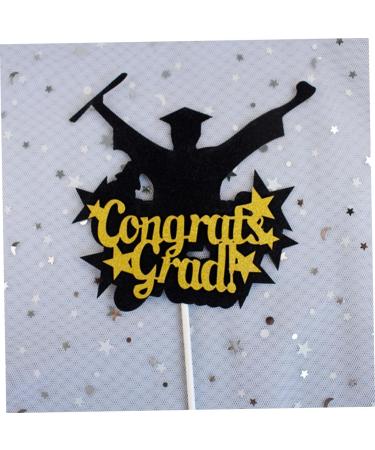 WHAMVOX 30pcs Insert Card Appetizer Decorative Topper Grad Cap Cupcake Topper Birthday Party Treat Picks Birthday Cupcake Topper Cake Decoration Congrats Pick Paper Graduation Season Fruit - Buy Online on GoSupps.com