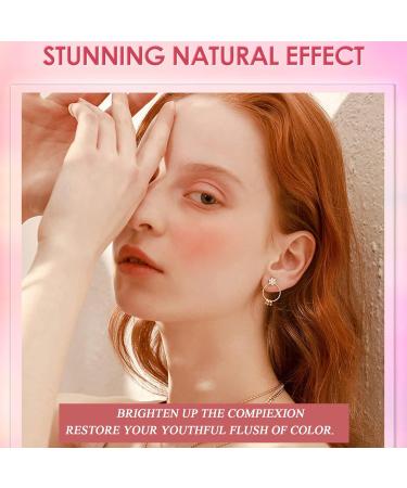 Waterproof Liquid Blush Cream for Cheeks - Lightweight & Blendable Skin Tint Makeup - Dewy Finish - 1.00 ml - Buy Online on GoSupps.com