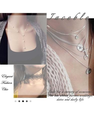 Boho Layered Feather Choker Necklace | Turquoise Pendant & Vintage Crystal Sun Jewelry for Women & Girls - Buy Online on GoSupps.com