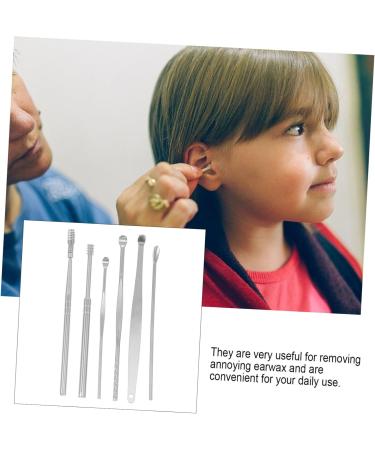 MAGICLULU 3 Sets Stainless Steel Ear Picking Tools | Safe Earwax Removal Ear Picks & Ear Swabs | Healthy Ear Cleaning Kit - Buy Online on GoSupps.com