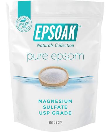 Epsoak Epsom Salt 4 lbs. USP - Magnesium Sulfate 2 x 2 lb. Bags (Qty. 2) | 4 Pound - Buy Online on GoSupps.com