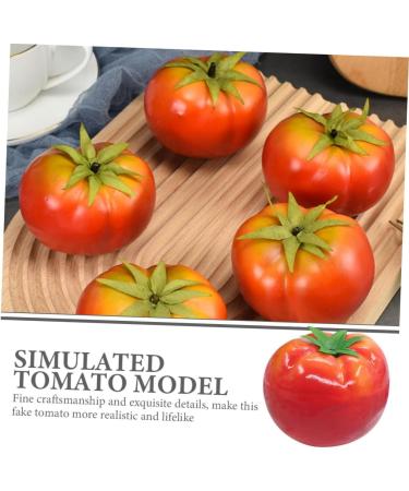 Zerodeko 30 Pcs Imitation Tomato Realistic Vegetable Model Simulated Tomato Model Fake Grapes Home Decoration Photo Prop Faux Plants Tomato Fake Fruit Red Foam Cherry Tomatoes - Buy Online on GoSupps.com