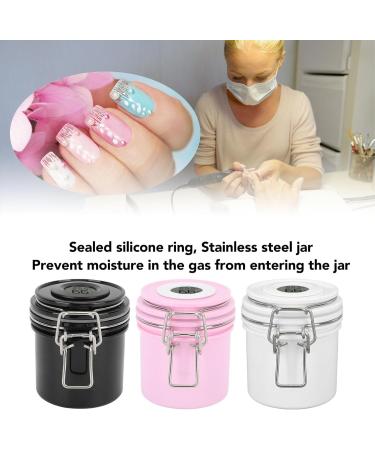 Eyelash Glue Storage Tank Eyelash Glue Storage Container Activated Carbon Jar with Thermometer Nail Glue and Eyelash Shop Essential 200ml - Buy Online on GoSupps.com