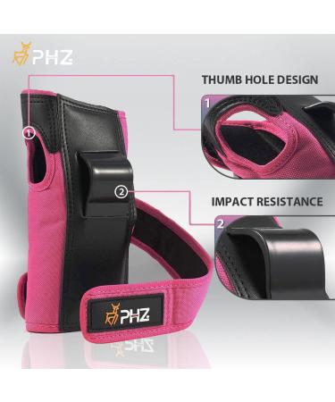 Adjustable Kids/Adults Bike Helmet & Protective Gear Set - Pink Child (Small) | For Scooter, Skateboarding, Biking, Roller Skating | Toddler to Adult Sizes - Buy Online on GoSupps.com