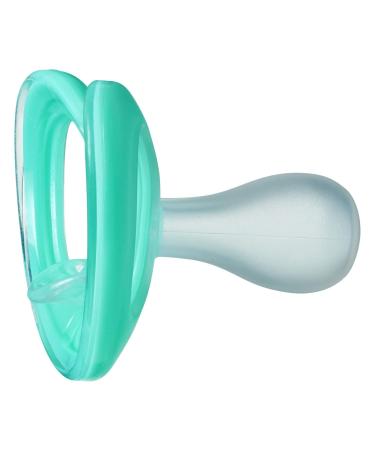 TommeTippee Advanced Pacifier for Sensitive Skin | Symmetrical & Jaw-Friendly | 6-18 Months | 4-Pack Green/Purple - Buy Online on GoSupps.com