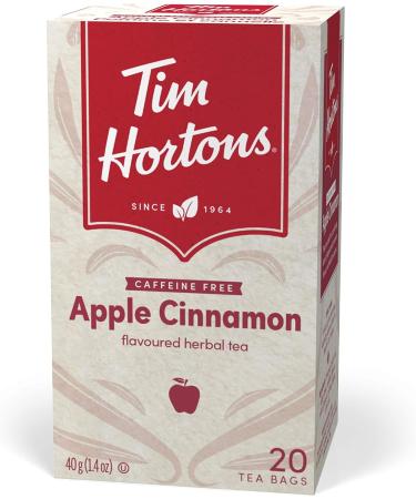 Tim Horton's Instant Cappuccino French Vanilla 16 Ounce & Apple Cinnamon Tea Bags Herbal Tea Decaffeinated 20 Count - Buy Online on GoSupps.com
