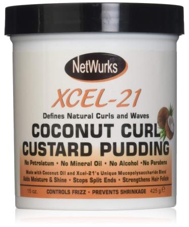 Xcel 21 Coconut Curl Custard Pudding 15 Oz