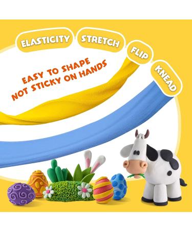 Kilpkonn 24 Colors Air Dry Clay Set with Play Mat & Tools - Non-Toxic Modeling Clay for Kids - No Baking Needed - Perfect Arts and Crafts Gift - Buy Online on GoSupps.com