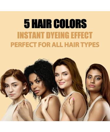 3-IN-1 Herbal Black Hair Dye Shampoo - Instant Gray Coverage & Nourishing for All Hair Types - 500ml - Buy Online on GoSupps.com