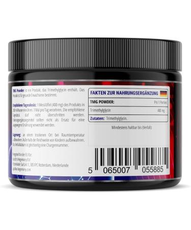 TMG Powder 300g - 2000mg Trimethylglycine per Serving - 150 Portions - Additive-Free - Branched-Chain Amino Acids - Apollo s Hegemony - Buy Online on GoSupps.com