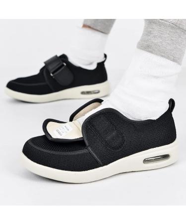 SDEQA Adjustable Diabetic Shoes for Men and Women - Extra Wide Walking Shoes for Elderly with Foot Pain Relief and Neuropathy - Size 12A - Buy Online on GoSupps.com