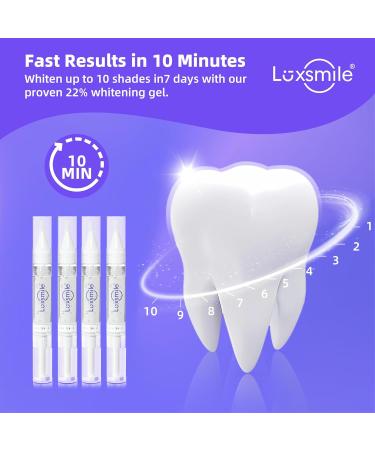 Teeth Whitening Gel Refill Kit - Non-Sensitive 4 Pens 44% Carbamide Peroxide | Fast International Shipping - Buy Online on GoSupps.com