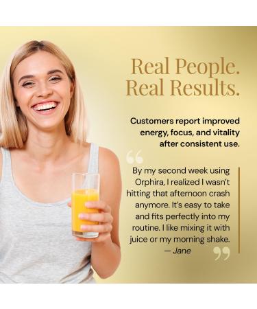 Orphira Liquid Liposomal NAD+ Supplement - 10x Better Absorption for Cellular Energy Mental Clarity Healthy Aging & Vitality Support - Enhanced NAD Plus Vegan Non-GMO - 30 Servings (4 fl oz) 1 Pack - Buy Online on GoSupps.com