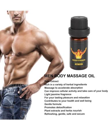 Buy 6pcs Organic 10ml Essential Massage Oil for Men - Mild Body Care Oil for Relaxing Massages | International Shipping - Buy Online on GoSupps.com