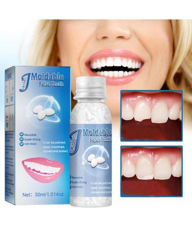 Tooth repair granulate provisional dentures temporary dental repair kit instant veneers dentures vampires fake dentures to fix the filling of a missing tooth tooth repair granules