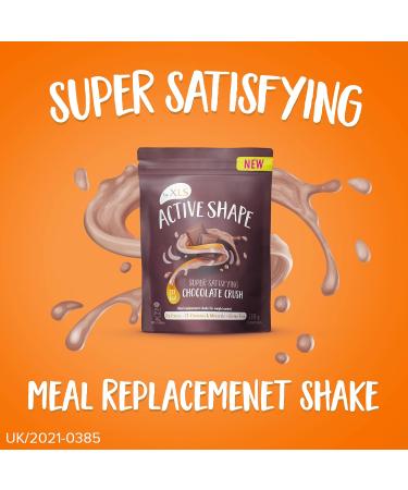 XLS Active Shape Crushed Chocolate Meal Replacement Powder for Weight Management 23 Vitamins & Minerals 22g Protein Gluten Free 250g (10 Servings) - Buy Online on GoSupps.com