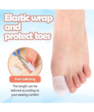 Nuanchu Toe Protectors 2 Pairs Big Protector with Holes Breathable Caps Soft Covers Pain Relief Support Guard Cushions for Missing Ingrown Hammer Toenail Corns Men Women Use Colors M Multicoloured - Buy Online on GoSupps.com