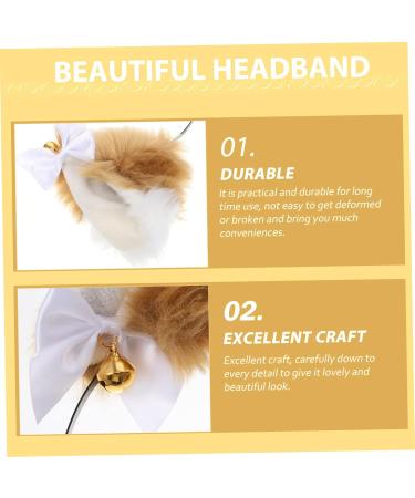 VINTORKY Cat Ear Bell Headband Party Hairband Cosplay Hair Hoop Ear Headband Animal Hair Hoop Hair Accessory for Party Ear Hair Hoop Party Headdress Party Hair Hoop Plush Hair Ear Hairband - Buy Online on GoSupps.com